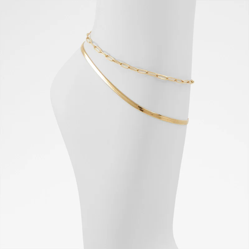 الدو SOOPHY Silver-Tone Layered Anklet
